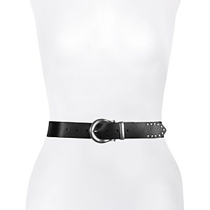 Allsaints Women's Western Stud Tip Leather Belt- 4726724