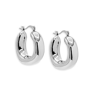 By Adina Eden Wide Chunky Hoop Earrings- 4801291