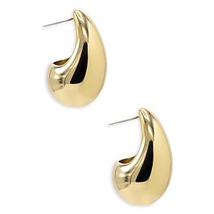 By Adina Eden Chunky Drop Earrings in 18K Gold Plated- 4801304
