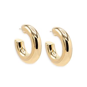 By Adina Eden Chunky Bubble Hoop Earrings in Gold Filled- 4801309