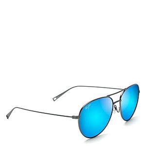 Maui Jim Walaka Aviator Polarized Sunglasses, 57mm- 4758980