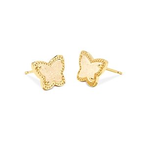 Kendra Scott Lillia Butterfly Stud Earrings in 14K Gold Plated- 4740541