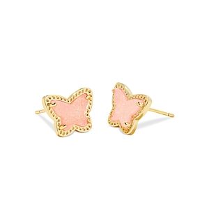 Kendra Scott Lillia Butterfly Stud Earrings in 14K Gold Plated- 4740541