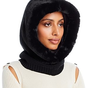 Echo Dramatic Faux Fur Balaclava- 4813580