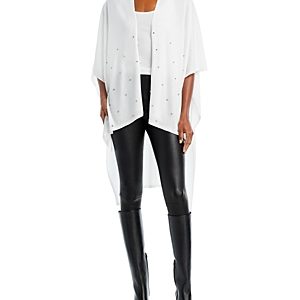 Echo Crystal Studded Ruana- 4813602