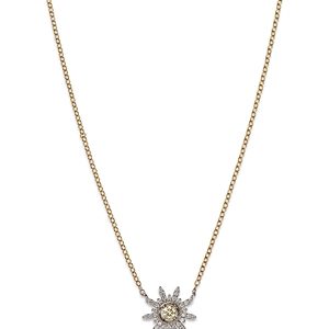Bloomingdale's Diamond Starburst Pendant Necklace in 14K White & Yellow Gold, 0.25 ct. t.w.- 4754050