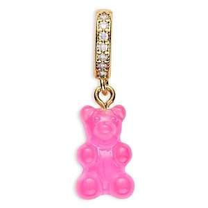 Crystal Haze Jewelry Nostalgia Pave Bear Pendant in 18K Gold Plated- 4791670