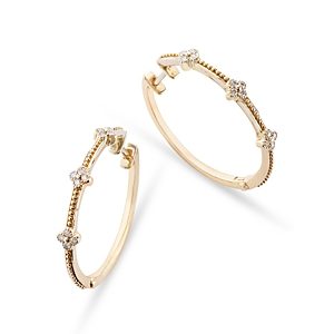 Bloomingdale's Diamond Hoop Earrings in 14K Yellow Gold, 0.18 ct. t.w.- 4796956