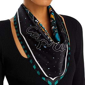 Echo The Signs Silk Square Scarf- 4823339