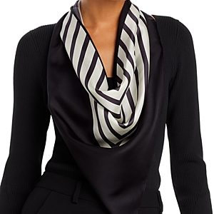 Echo Super Stripe Silk Square Scarf- 4823271