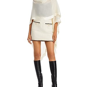 Echo Soiree Wool & Silk Cape- 4819699