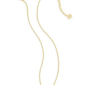 Kendra Scott Elisa Floral Painted Pendant Necklace in 14K Gold Plated, 15-17- 4829219