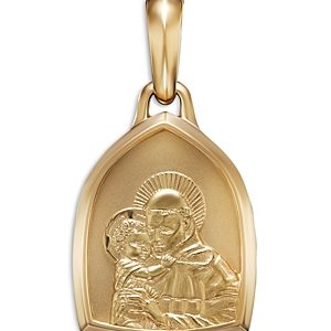 David Yurman 18K Yellow Gold Amulets St. Anthony Pendant- 4558422