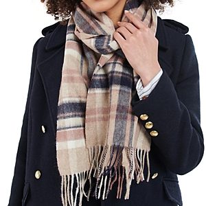 Barbour Tartan Wool & Cashmere Scarf- 4802426