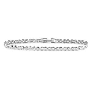 Aqua Bezel Tennis Bracelet in Sterling Silver - 100% Exclusive- 4618212