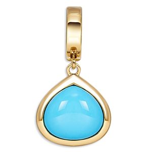 Marina B 18K Yellow Gold Trisolina Turquoise Pendant- 4833534