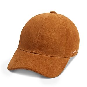 rag & bone Liam Suede Leather Baseball Cap- 4801954