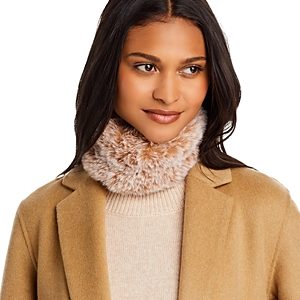 Surell Rex Rabbit Faux Fur Knit Headband- 3804806