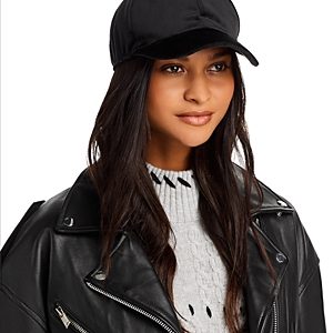 Surell Velvet Baseball Cap- 4802439