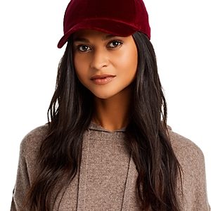 Surell Velvet Baseball Cap- 4802439