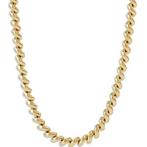 Alberto Amati 14K Yellow Gold San Marco Link Collar Necklace, 17- 4835084