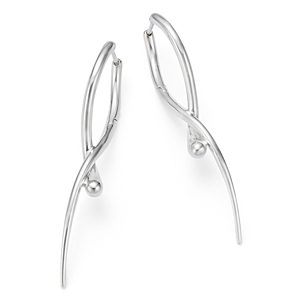 Georg Jensen Sterling Silver Mercy Wrap Earrings- 4438967