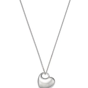 Georg Jensen Sterling Silver Hearts of Georg Jensen Heart Pendant Necklace, 17.72- 4439113