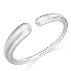 Georg Jensen Sterling Silver Mercy Rounded Edge Cuff Bangle Bracelet- 4471758