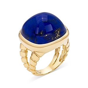 Marina B 18K Yellow Gold Tigella Lapis Lazuli Statement Ring- 4619453