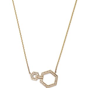 Bloomingdale's Diamond Geometric Pendant Necklace in 14K Yellow Gold, 0.30 ct. t.w.- 4835145