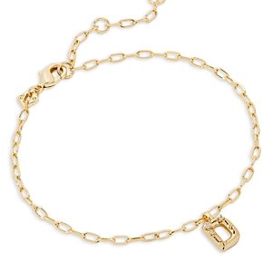 Kendra Scott Crystal Letter Delicate Chain Bracelet- 4769455