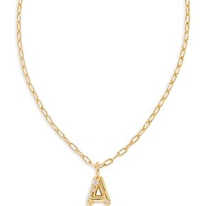 Kendra Scott Crystal Letter Short Pendant Necklace, 16- 4769466