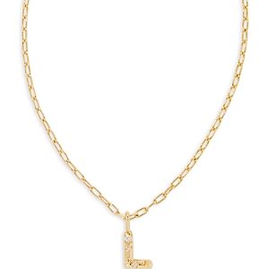 Kendra Scott Crystal Letter Short Pendant Necklace, 16- 4769466