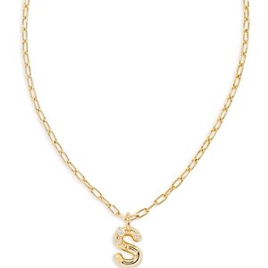 Kendra Scott Crystal Letter Short Pendant Necklace, 16- 4769466