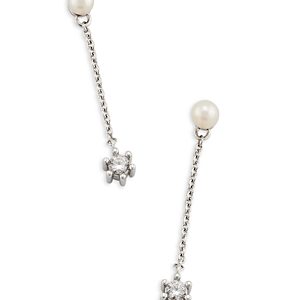 Kendra Scott Leighton Pearl Linear Earrings- 4769426