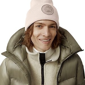 Canada Goose Arctic Disc Rib Knit Wool Toque- 4813745