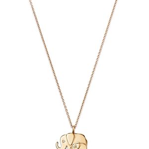 Moon & Meadow 14K Yellow Gold Diamond Mom & Baby Elephant Pendant Necklace, 16-18- 4853250