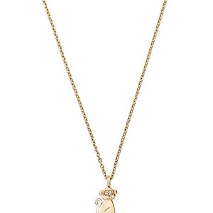 Moon & Meadow 14K Yellow Gold Diamond Monkey Pendant Necklace, 16-18- 4853251
