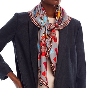 Echo Tassel Rhapsody Silk Scarf- 4711398