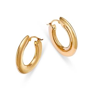 Bloomingdale's Polished Small Hoop Earrings in 14K Yellow Gold- 4851722