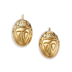 Bloomingdale's Scarab Drop Earrings in 14K Yellow Gold- 4851710