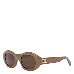 Celine Triomphe Oval Sunglasses, 52mm- 4844201