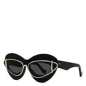 Loewe Double Frame Cat Eye Sunglasses, 67mm- 4844287