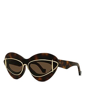 Loewe Double Frame Cat Eye Sunglasses, 67mm- 4844287