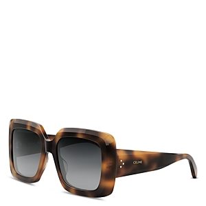 Celine Bold 3 Dots Square Sunglasses, 54mm- 4844207