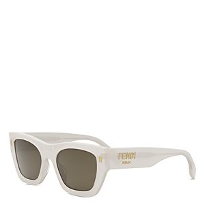 Fendi Roma Rectangular Sunglasses, 53mm- 4844221