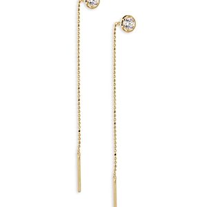 Nadri Cleo Cubic Zirconia Threader Earrings- 4768328