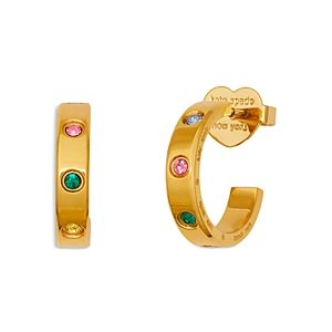 kate spade new york Set in Stone Huggie Multicolor Hoop Earrings- 4764707