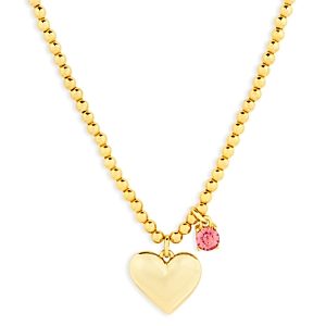 Aqua x Kerri Rosenthal Heart Pendant Necklace in 14K Gold Plated, 16 - 100% Exclusive- 4858795