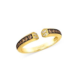Bloomingdale's Brown Diamond Open Ring in 14K Yellow Gold, 0.34 ct. t.w.- 4860910